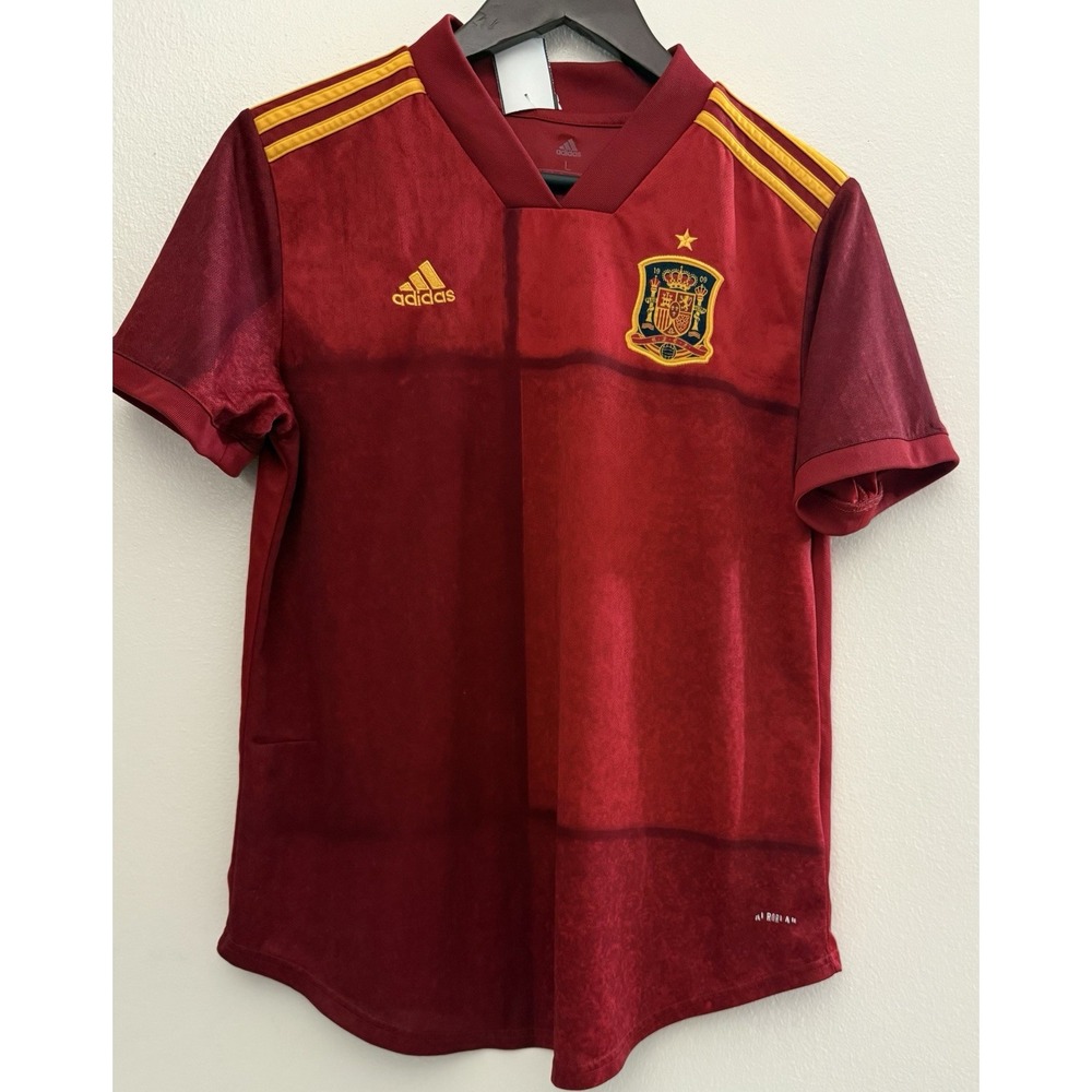 Spain Home football shirt 2019 - 2022 Team Jersey Adidas‎ Mens Size L